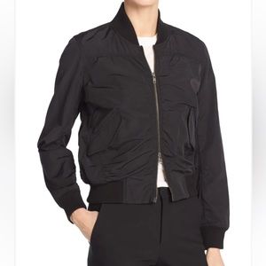 Vince Washed Shrunken Bomber Jacket